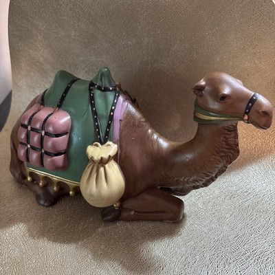 Vintage HOLLAND MOLD Large Nativity Hand Painted Ceramic RESTING CAMEL 10 