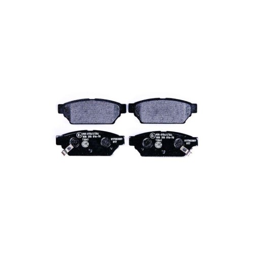 Plaquettes de frein Hella 8DB 355 016-701 de remplacement pour frein à disque Mitsubishi