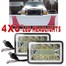 2pcs Dot Led Headlights Headlamp For Blizzard Snowplow Snow Plow 680lt 720lt 810