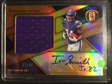 Smith, Irv Jr. - 2019 Gold Standard - Swatch/Autograph - 77/99