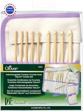 Clover Interchangeable Tunisian Crochet Hook Takumi Combo Set