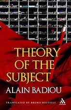 Theory of the Subject	 - Alain Badiou (AeC Black) [2009]