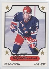 1991-92 7th Inning Sketch LHJMQ Hughes Bouchard Hugh Bolton #152 0b4