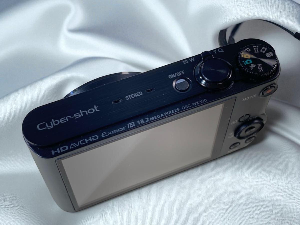 N Mint] Sony DSC-WX300 Cyber-shot Black Digital Camera 18.2MP w