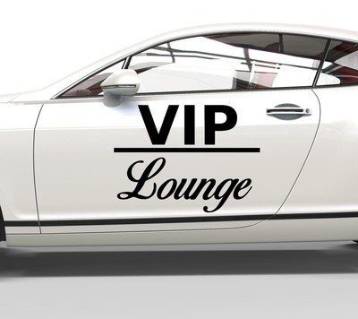 Autoaufkleber VIP Lounge
