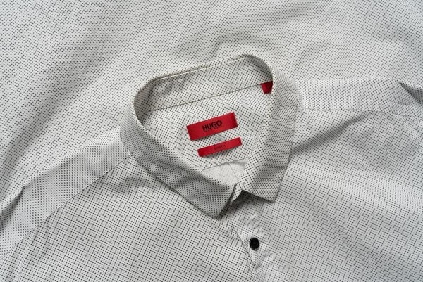 Men Hugo Boss Shirt White Cotton 38 / M / 46