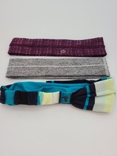 Lululemon Athletic Headband Stretch, One Size. Lot Of 3