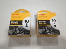 NEW SEALED GENUINE Kodak 10B 10 Black Ink Cartridge CAT 1163641 Lot Of 2