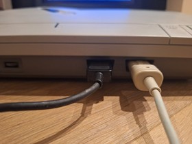 FM Towns Marty, burned CDs, formatted 3.5" floppies, 2 joypads, mouse, keyboard