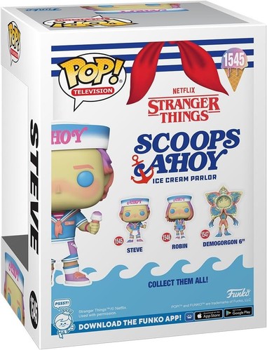 Funko Pop! TV: Stranger Things - Steve Harrington - Stranger Thingseve - (Scoops - Picture 7 of 8