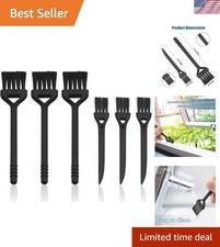 6-Piece Nylon Anti-Static Keyboard Cleaning Brush Set - Portable Versatile