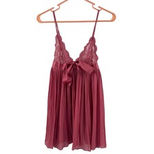 VICTORIA'S SECRET Babydoll Nightgown Size Small Rose Pink Lingerie Intimates