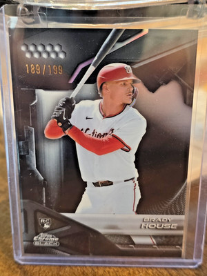 2025 Topps Chrome Black Brady House RC #189/199 Rookie Refractor Nationals