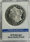 1878 American Mint Morgan Silver Dollar Coin Proof Archival Collection