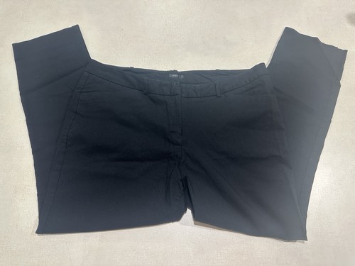 Worthington Dress Pants Slacks Womens 12 Black Curvy Fit Stretch Belt Loops - Picture 1 of 8