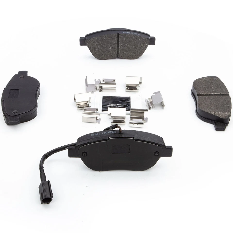 Pastillas de freno delanteras con kit de herrajes para Fiat Linea 2011 1,4 L Foto 3 de 3