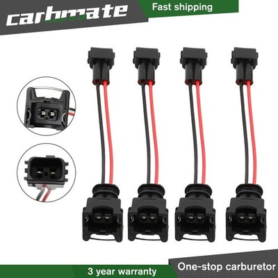 4x OBD2 to OBD1 EV1 Fuel Injector Conversion Harness For Acura Integra RSX S2000
