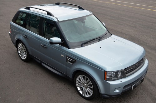 Black Aluminium Roof Rack Rails Side Bars Set To Fit Range Rover Sport (2005-13) - Picture 2 of 8