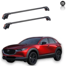 Roof Racks Cargo Cross Bars Anti-theft sys Aluminium For Mazda CX-30 2020-2025