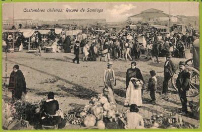 aa5525 - CHILE - Vintage Postcard - Recova de  Santiago