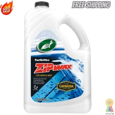 Turtle Wax Zip Wax Quick and Easy Car Wash and Wax Carnauba Enriched Shine 100oz