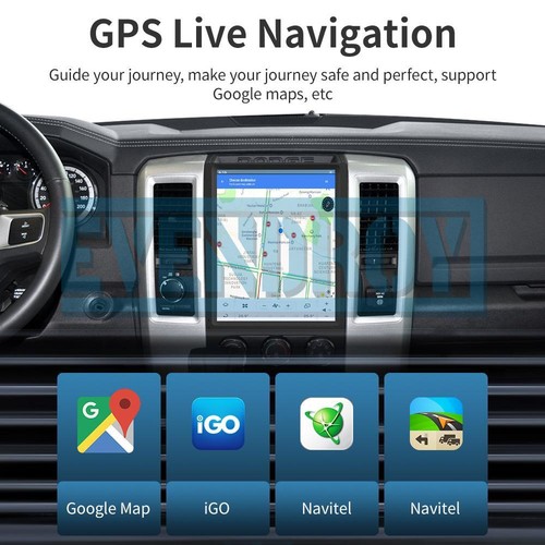 12.1" For Dodge Ram 2008-2012 car Gps Navigation Stereo Radio 4+64g Android 11 - Picture 4 of 10