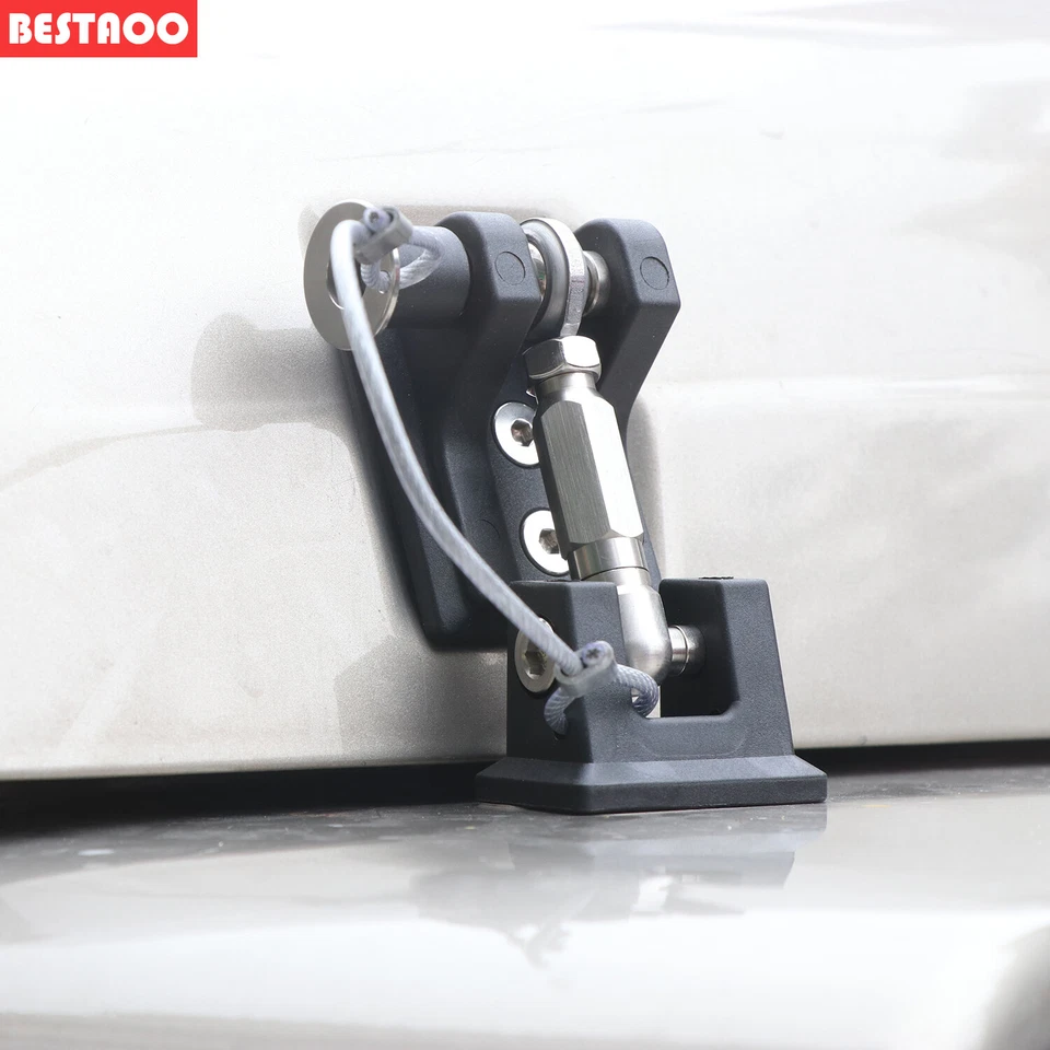 Aluminum Front Hood Latch Hood Lock Catch Locking for Jeep Wrangler TJ 1997-2006 Foto 2 de 4