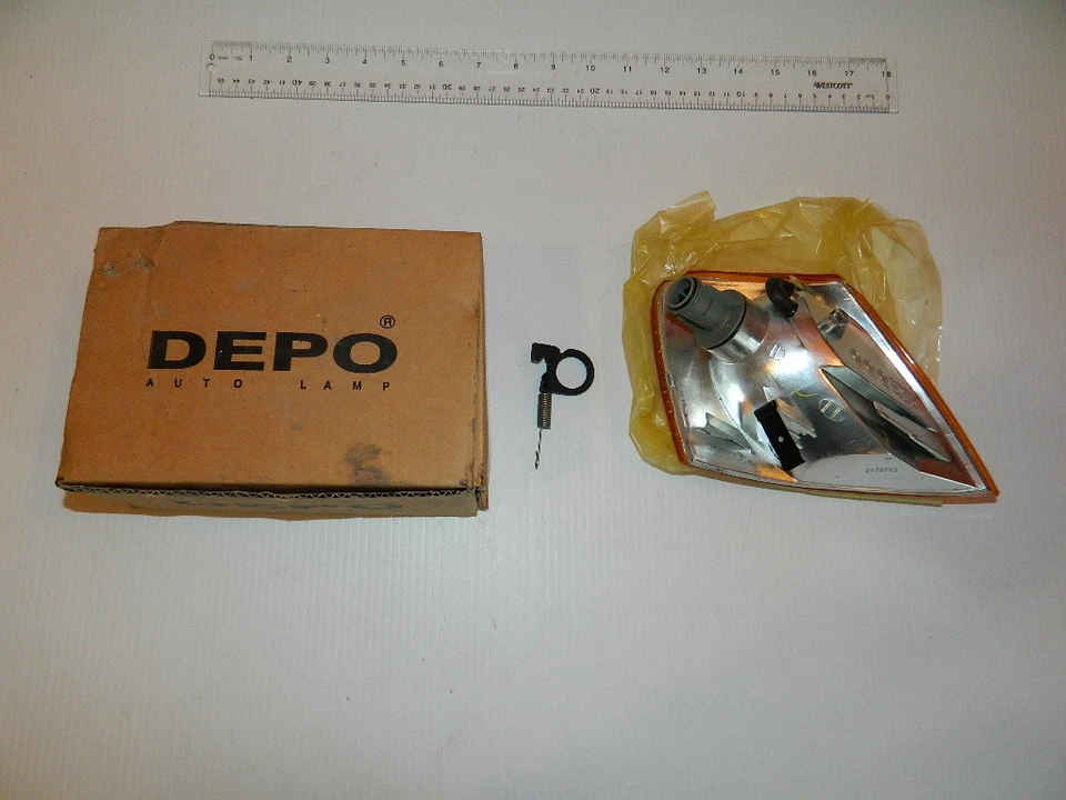 Lente intermitente delantera izquierda DEPO 1997 Volkswagen Jetta Turbo 08-441-1516-L-F Foto 2 de 4