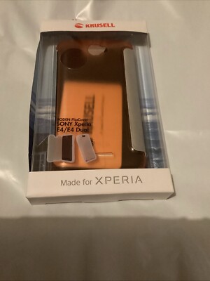 Krusell Boden Flip Cover for Sony Xperia E4/E4 Dual (Orange ) New in Package #61