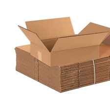 25-12 x 10 x 4" Flat Corrugated Boxes