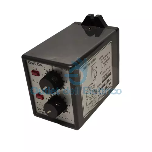 OMRON TDV-1AC246S Twin Timer 24VAC 50/60HZ ON=6S OFF=6S