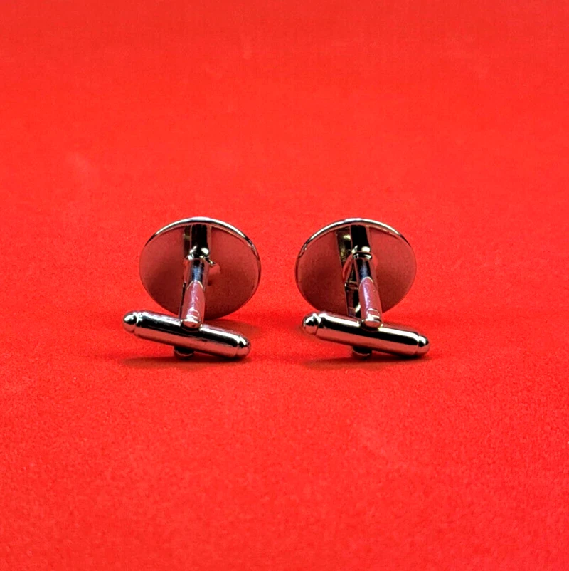 Batman Signal Cufflinks - Superhero Gift for DC Comics Fan Mens Formal Wear - Image 3 of 4