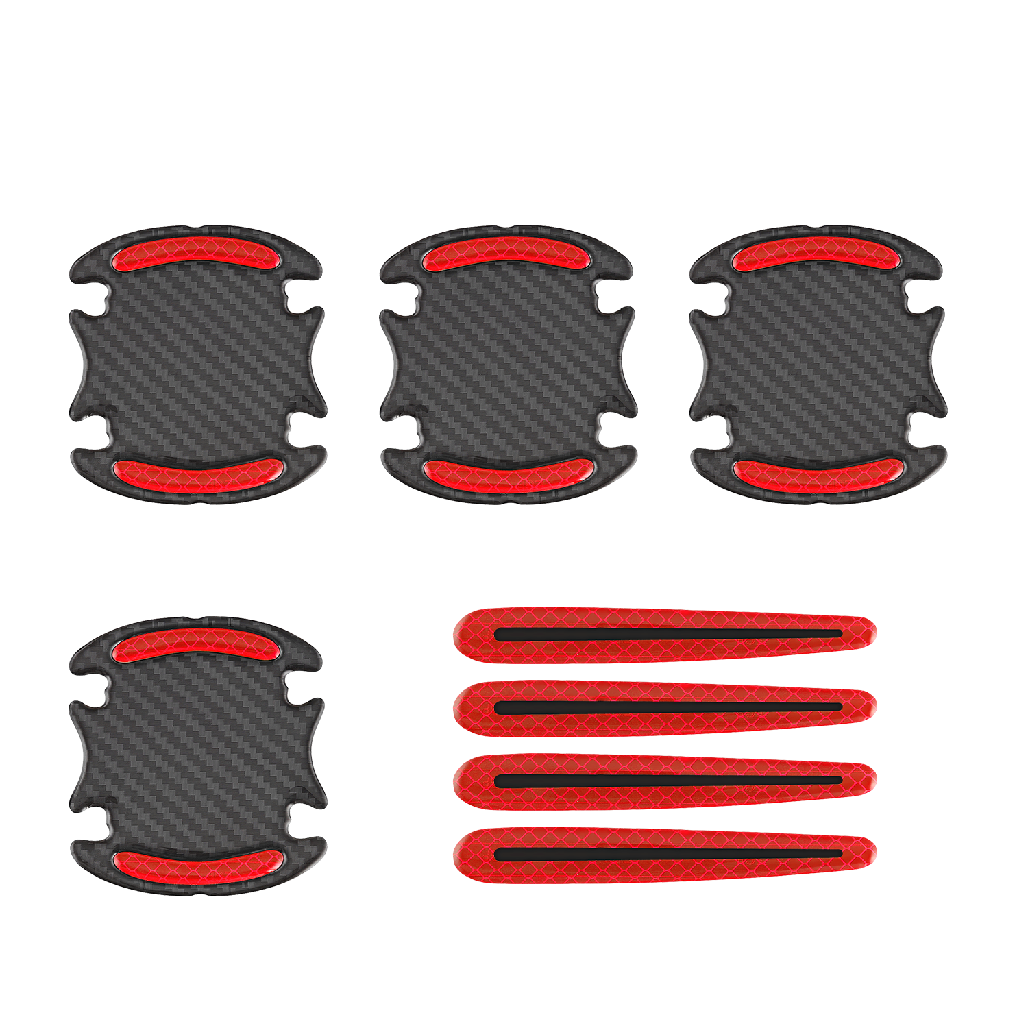 8Pcs Auto Car Door Handle Bowl Cup Scratch Protector Covers Guard Film