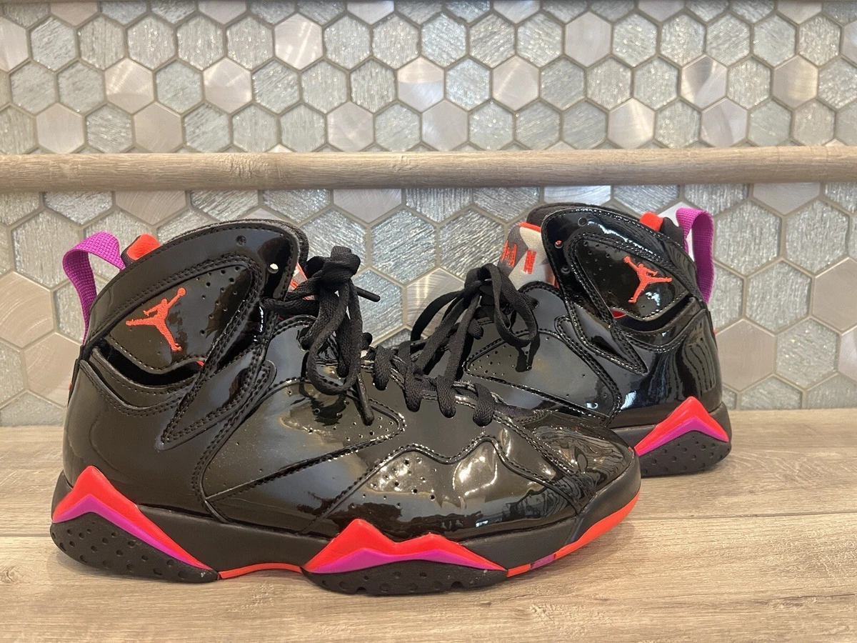 Jordan 7 Retro Black Gloss W for sale | eBay