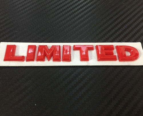 Car Emblem LIMITED ABS Chrome Red for RAV4 Land cruiser Prado Side Badge Sticker - Bild 2 von 7