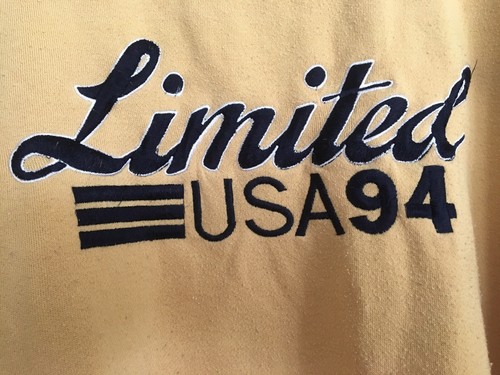 The Limited USA 1994 Sweatshirt Vintage Sz XL Limited Jeans Embroidered Stitched - Picture 5 of 6