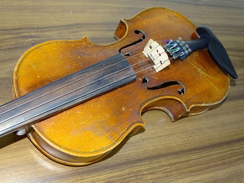 ATTIC FOUNDING STRADIVARIUS 3/4 VIOLIN (Nr. 467) - for renovation, new strings - Picture 12 of 23