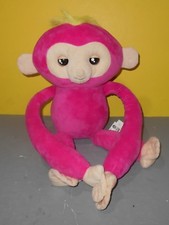 Bella Fingerlings HUGS Interactive Plush Monkey Sound Toy Pink Bella by Wowwee