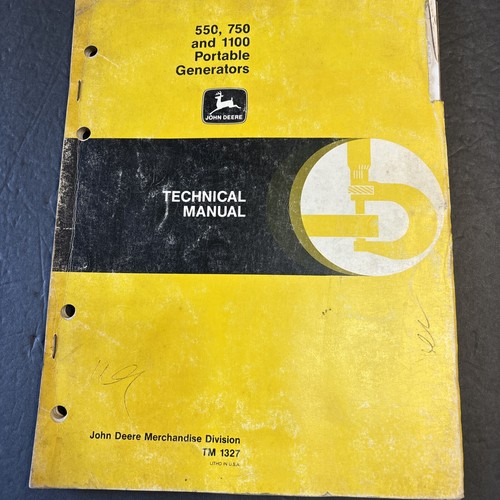 5 manuales de operador originales John Deere para generador y lavadora de alta presión - Imagen 22 de 24