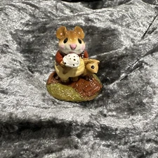 Wee Forest Folk Mousey’s Cone M-100 Retired Mint Condition with box