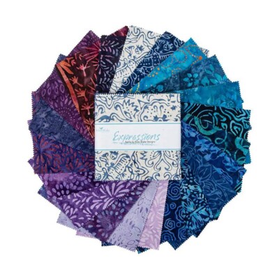 Expressions Batiks Majesty 5'' Stacker by Riley Blake Designs