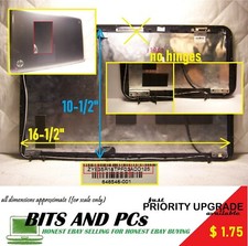 HP Back Cover NO Hinge Steel Gray Pavilion g7 646546-001 ZYE35R18TPF03ADD125