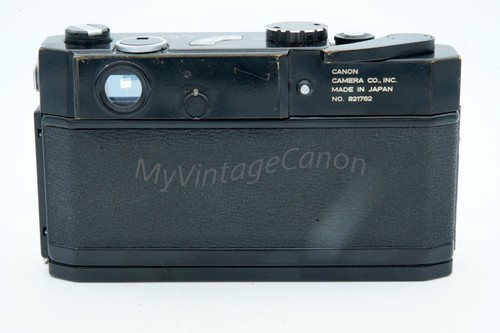 Canon model 7 rangefinder, original black paint, clean, all works, from France - Imagen 6 de 16