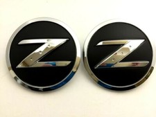 2x Black Z Emblem Left Right Fender Badge 350z 370z Fairlady Z Z33 Z34 Nismo Usa