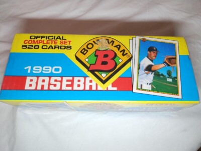 1990 Bowman Baseball Card Official Complete Set Factory Sealed 528 Cards Topps