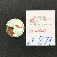 AAFES POGS, 14th Series/Printing,1 POG, 10¢ , #P871, FAIR