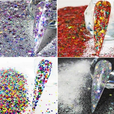 SMILEYS GLITTER STORE NAIL ART GLITTER MIXES XMAS GLITTER CRAFT AND NAIL DESIGN RESIN GLITTER 💙💛❤️
