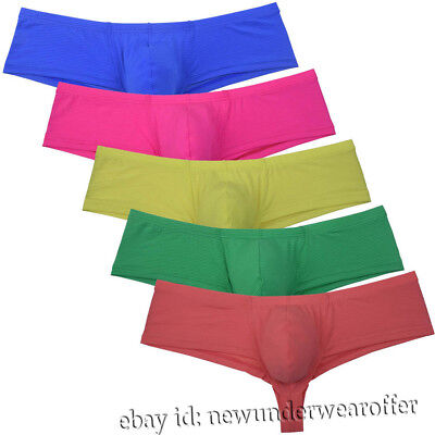 Details about   Sexy Mens Regular Ice Silk Thong Boxer Shorts Pants Underwear Briefs Boxer Modal