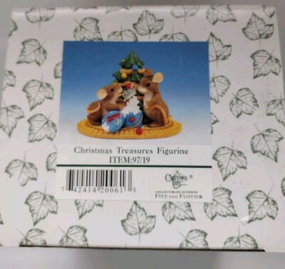 Charming Tails Christmas Treasures Club Fitz & Floyd 97/19 Dean