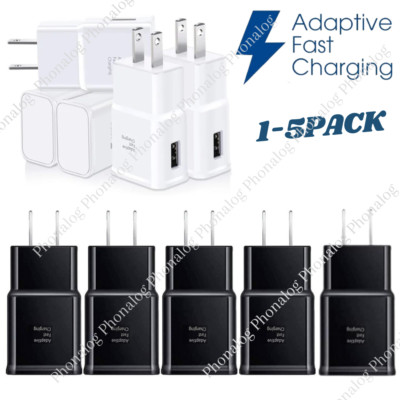 For Samsung Android USB Wall Charger Fast Adapter Block Charging Cube Brick Box